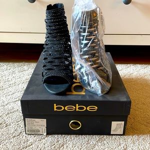 NWT- BEBE booties- brand new 6
